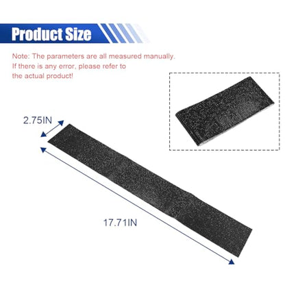 2PCS Bling Rhinestone Car Anti-Collision Adhesive Sticker Strip, Door Sill Strip for Rear Bumper SUV, Threshold Protective Stickers for Women (Black) - color: Black