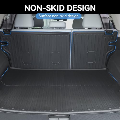 Cargo Mat Combo Set for Nissan Rogue 2021-2026 (Not for Rogue Sport) All Weather Trunk Liner and Seat Back Protectors Upgrade Cargo Accessories