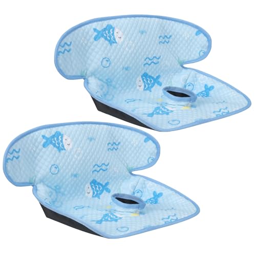 INFANZIA Dry Seat, Car Seat Protector Waterproof Carseat Liner Potty Training Toddlers, Baby and Infants, Piddle Pad for Carseats Strollers (Blue, 2 Pack) - color: Blue, size: 2-Pack
