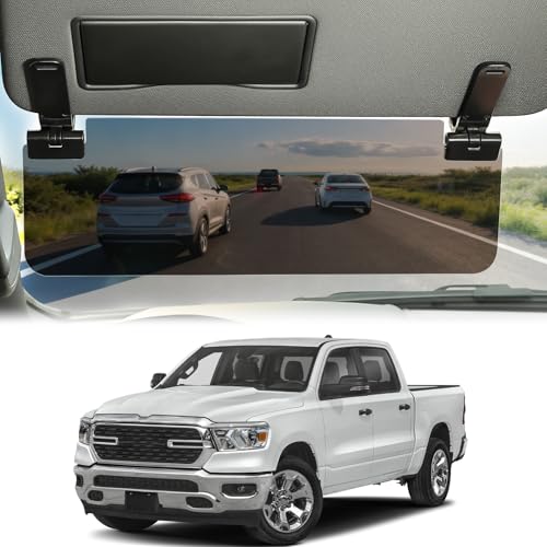JOYTUTUS Large Sun Visor Extender for SUV Pickup Truck, Polarized Sun Visor Extender Universal Sun Blocker UV400, Adjustable Visor Extension for Car Visor,Double-Clip,Anti Glare Stray Light - size: Large Polarized Extender