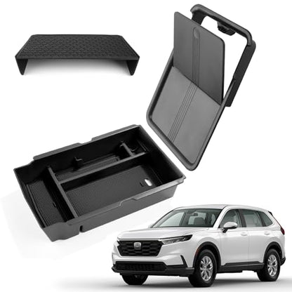 Center Console Organizer Armrest Box Tray Glovebox Hidden Storage Compartment Compatible with Honda CR-V 2023 2024 2025 2026 Accessories -3PCS