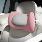 BABUR Car Neck Pillow 100% Memory Foam Ergonomic Pillow Neck Pain Relief While Driving Headrest Neck Support Cushion Universal for Driving Home Office Pink - color: Pink