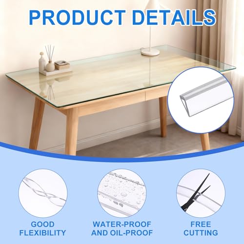 uxcell Clear Edge Trim, 13.1Ft Silicone U Channel Edge Protector, Edges Guards Fits 3/32"-1/8" for Car Doors Sheet Metal Parts (9/32" W x 1/2" H) - size: 13.1Ft x 9/32" x 1/2", Fits 3/32"-1/8"