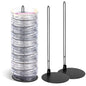 Tumbler Lid Organizer,2 PCS Cup Lid Holder,Slim Vertical Storage for Up to 15 Lids,Cup Lid Organizer for Save Pantry, Countertop,Kitchen Cabinets Space - size: Vertical+2PCS