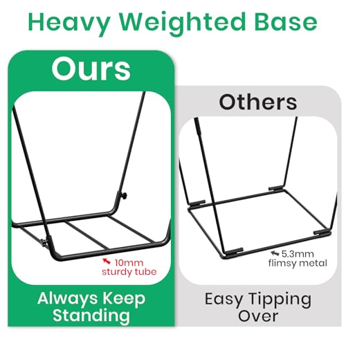 Leaf Bag Holder Collapsible Trash Bag Holders Stand for Outdoor Metal Waste Bags Frame for Garage Yard Lawn Camping Parties
