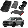 4PCS Center Console Organizer Compatible with Honda CRV 2023 2024 2025 2026 Accessories CR-V Hybrid Armrest Organizer Tray Hidden Storage Box Cup Holder - size: 2023-2026 CR-V (4pcs)