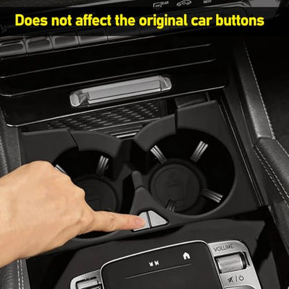 Compatible with 2020-2026 Mercedes Benz GLE 350 450 580 GLS 450 580 Cup Holder Insert,Center Console Cup Holder for 2020 2021 2022 2023 2024 2025 2026 Mercedes Benz GLE GLS Accessories