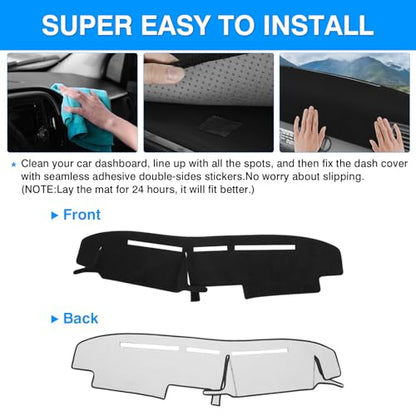 Autorder Dashboard Cover Mat for 1994 1995 Nissan Pathfinder/1994-1997 Nissan Hardbody D21 Pickup Truck Accessories Dash Cover Upgrade Velvet Dash Mat Sunshade Glare UV Rays Protector - size: 1994 1995 Nissan Pathfinder