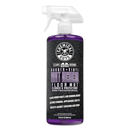 Chemical Guys Mat Renew Rubber + Vinyl Floor Mat Cleaner And Protectant, Safe for Cars, Trucks, SUVs, Motorcycles, RVs & More, Extra Large 32 fl oz - size: 32 Fl Oz (Pack of 1)