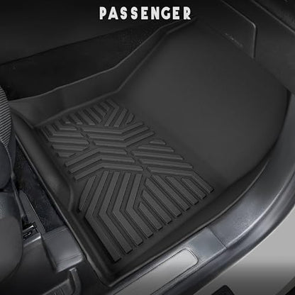 KARPAL Floor Mats for 2015-2024 2025 2026 Ford Edge, Custom Fit TPE All Weather Ford Edge Accessories 1st & 2nd Row Floor Liner & Trunk Mat - style: 2015-2026 | For Ford Edge | 1st & 2nd Row & Cargo