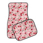 Cherry Flower Pink Car Floor Mats Front & Rear Car Mats Set of 4pcs Car Carpet Universal Fit for SUV,Vans,sedans,Trucks - color: Cherry Flower Pink