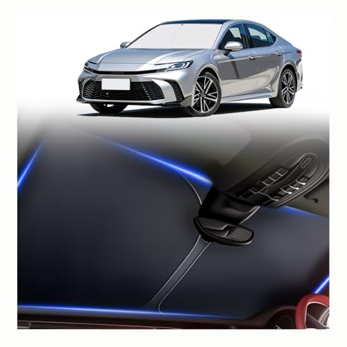 Car Windshield Sun Shade Compatible with Toyota Camry 2025-2026,Oxford Cloth Sun Shade for Car Windshield with Foldable Design,Windshields Cover Suns Shades for Blocking Heat with Storage Bag - color: for Toyota Camry 2025-2026