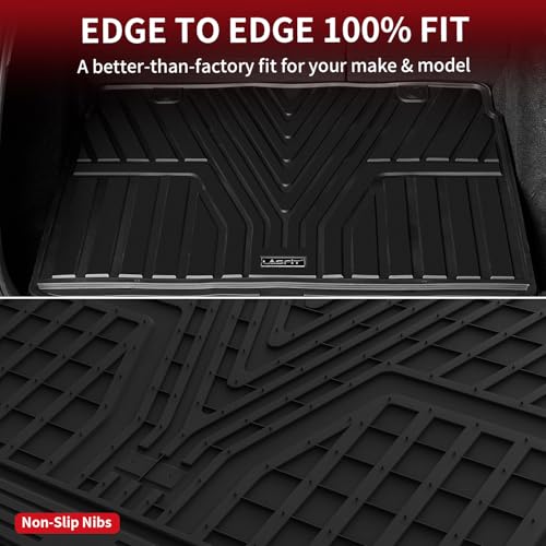 LASFIT Cargo Liner for Honda CR-V 2026 2025 2024 2023 (Gasoline & Hybrid & e:FCEV) All Weather TPE Car Trunk Mat (Upper Position), Cargo Only Black - style: 2）For Honda CR-V | 2023-2026 | Cargo Liner (Upper Position)