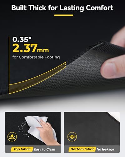 3W Floor Mats with Front Carpet Compatible for Toyota Sienna 2021-2026 7 Seat, TPE All Weather Custom Fit Floor Liner for Toyota Sienna 1st, 2nd and 3rd Row, Black (Not Fit 2025 2026 Platinum Edition) - style: 1. Sienna 7 S|21-26|Floor Mats with Carpet