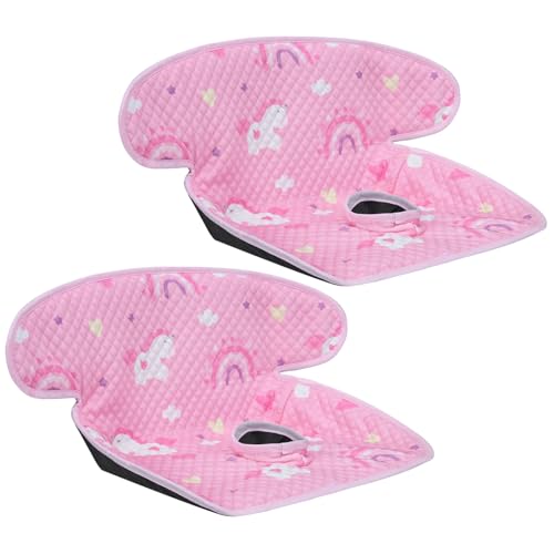 INFANZIA Dry Seat, Car Seat Protector Waterproof Carseat Liner Potty Training Toddlers, Baby and Infants, Piddle Pad for Carseats Strollers (Pink, 2 Packs) - color: Pink, size: 2-Pack