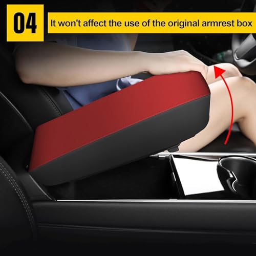 AOMSAZTO Center Console Covers for 2010-2014 Honda Crosstour Red - color: red