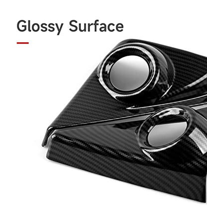 Car A Pillar Speaker Cover Decals for Honda Civic 2016 2017 2018 2019 2020 2021 10th Gen Accessories ABS Carbon Fiber Interior Stickers - color: A Pillar Speaker Cover