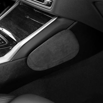 BETTERHUMZ Car Leg Pad Cushion for Alcantara Compatible with BMW 1 2 3 4 5 6 7 Series X1 X2 X3 X4 X5 X6 X7 Center Console Armrest Cushion Accessories (Passenger Side) - style: Passenger Side