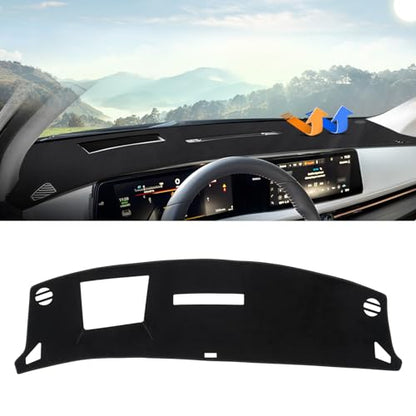 Autorder Dashboard Cover Mat for 2023-2025 2026 Nissan Ariya Accessories Dash Cover Upgrade Velvet Dash Mat Sunshade Glare UV Rays Protector(with HUD) - size: For Nissan Ariya 2023-2026