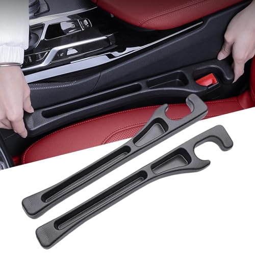 No Drop Seat Guard, Car Seat Gap Filler, Car Gap Filler Organizer, Universal Drop Seat Guards for Car Accessories Interior Prevent Stop Cellphone Wallet Keys Coins and Card from Dropping (black 1) - color: black 1