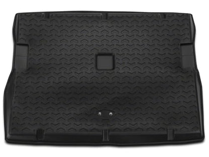 Barricade Cargo Liner; Black Compatible for 97-06 Jeep Wrangler TJ, Excluding Unlimited