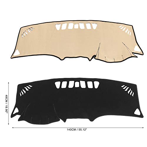 X AUTOHAUX Car Dashboard Cover Non-Slip Mat Carpet Polyester for Chevrolet Equinox 2017-2019