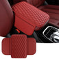 Car Center Console Cover, Upgraded Microfiber Car Armrest Cover Cushion, with 2 Storage Bags Scratch, Resistant Leather Cars Armrest Storage Box Universal Vehicles Accessories (Red) - color: Red
