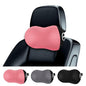 LIQUN Car Seat Neck Pillow, Skin Friendly Car Head Pillow, Memory Foam Neck Support, Driving to Relieve Neck Pain and Shoulder Pressure, (Pink) - color: Pink