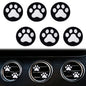 6 Pcs Black and White Dog Paws Air Vent Clips,Cute Dog paws Car Air Fresheners Vents Clips Diamond Vent Clip Car Interior Decor Charm Accessories Decoration for Women,Automotive Air Fresheners