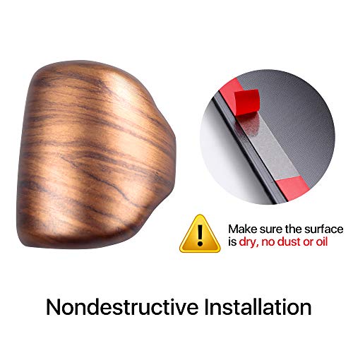 for Honda CRV CR-V 2017 2018 2019 2020 2021 2022 Gear Shift Knob Cover Peach Wood Grain Interior Decoration for CR V (Gear Shift Knob Cover)