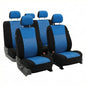 FH Group Car Seat Covers Trendy Elegance Blue Full Set Automotive Seat Covers, Airbag and Split Rear Combo Non-Slip Dash Grip Pad Universal Fit Interior Accessories Cars Trucks SUV Car Accessories
