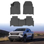 Cartist Floor Mats for Chevy Chevrolet Silverado EV RST/GMC Sierra EV Denali 2024 2025 2026 (Not for WT/LT), All Weather Floor Liners for Silverado Accessories, Heavy Duty TPE Car Mats - size: 1)Chevy Chevrolet Silverado EV RST 24+