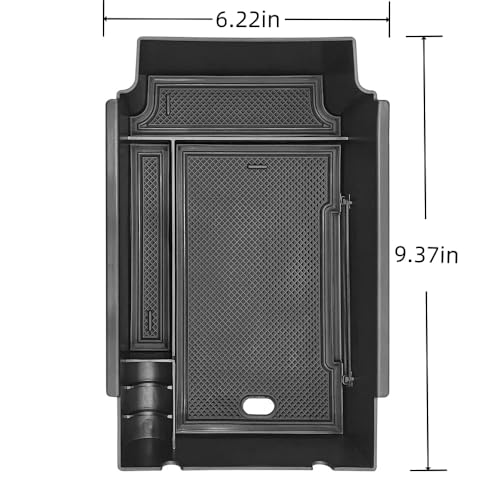 Compatible with Subaru Crosstrek Impreza 2024 2025 Center Console Armrest Storage Box ABS Tray Insert Organizer Glove Pallet Phone Holder - size: for Crosstrek Impreza 2024-2025