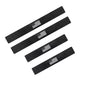 4 PCS Car Door Sill Protectors, American Flag Carbon Fiber Leather Decoration Strip, Waterproof Anti-scratch Guard with Self-adhesive, Universal for Front and Rear Door Entry (Black)