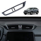 for CRV 2017-2022 Air Vent Trim Central Consoles Wind Outlet Panel ABS Carbon Fiber Grain Dashboard Stickers for CR-V CRV 2017 2018 2019 2020 2021 2022 LX, EX, EX-L, Touring, Hybrid - color: Central Consoles Wind Outlet Frame