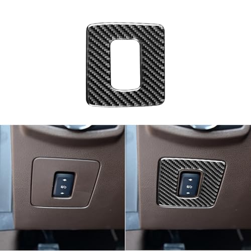 3D Carbon Fiber Car Stickers Throttle Brake Adjustment Buttons Frame Cover Car Interior Decorative Decal Compatible with Ford F150 F-150 Raptor 2017 2018 2019 2020 Accessories - color: Black 5