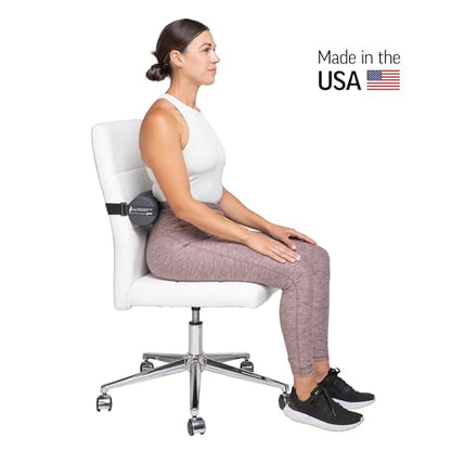 OPTP The Original McKenzie Early Compliance Lumbar Roll – USA Made Low Back Support and Lumbar Support for Office Chair — Lumbar Support for Car Seats, Desk Chair Back Support