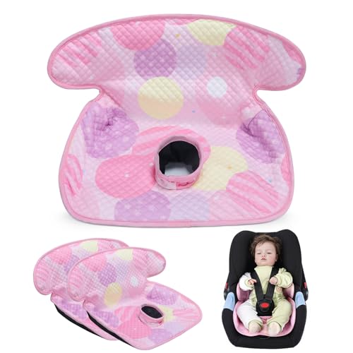 Piddle Pad Waterproof Car Seat Protector for Potty Training – Flat, Padding-Free Machine Washable Seat Cover for Spills & Potty Accidents – for Car Seat, Stroller, High Chair (Pink, 2PC) - color: Pink, size: 2 Pack