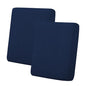 Easy-Going Stretch Individual Loveseat Couch Cushion Cover Sofa Cushion Furniture Protector Sofa slipcover Soft Flexibility with Elastic Bottom (2-Piece Loveseat Cushion Cover, Navy) - color: Navy, size: 2-piece