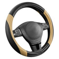 Rubbermaid Steering Wheel Cover – Universal Fit 14.5"–15" Steering Wheel Cover, Anti-Slip Grip, Breathable Leather, All-Season Protection, Interior Upgrade for Cars, Trucks, SUVs - Beige - color: Beige