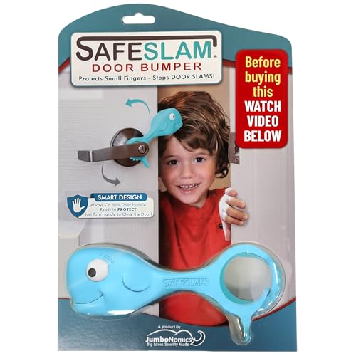 Baby Proofing Door Stopper, Door Pinch Guards Protect Child Fingers & PET Tails. Baby Safety Finger Protectors Prevent Pinch Injuries – Kids and Adults Love Whale Pinch Guard (Blue) - color: Blue