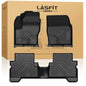 LASFIT Floor Mats for Ford Escape 2019-2013 (Only fit with Adjustable Cargo Floor in Lower Position),Custom Fit All Weather Protector TPE Easy Clean Floor Liners, 1st & 2nd Row, 3PCS Black - style: 5) Escape| 13-19 | 2Rows