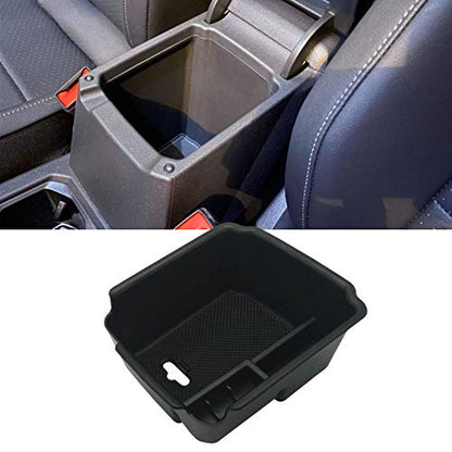 Compatible with VW Tiguan 2018 2019 2020 2021 2022 2023 2024 and 2022 2023 2024 2025 2026 VW Taos Center Console Tray Organizer Insert ABS Armrest Box Secondary Storage