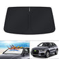 KUST Windshield Sun Shade for Audi Q3 2013 2014 2015 2016 2017 2018 Accessories Sunshade Foldable Window Sun Visor Protector Blocks UV Rays Keep Your Car Cooler - size: FOR | Audi Q3 2013-2018