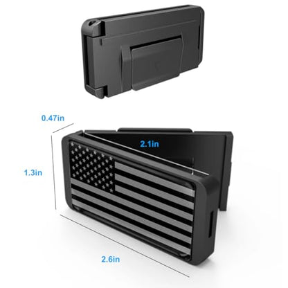 2PCS American Flag Car Seatbelt Adjuster car Universal Car Seat Belt Pads Cover for More Comfortable Driving, Seat Belt Shoulder Strap - color: Black American Flag