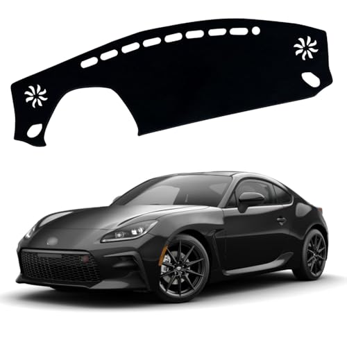 XITER Polyester Dashboard Cover Mat Carpet Dash Nonslip Sun Shade Mat Compatible For Toyota GR86 2022 2023 2024 - size: 2022-2024 GR86