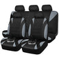CAR PASS Waterproof Car Seat Covers Full Sets, Universal Fit Seat Covers for Cars, EVA Neoprene Seat Cover Set Full Sets, Interior Covers for Auto SUV,Vans,sedans, Trucks,(Black and Gray) - color: Black and Gray Full Sets