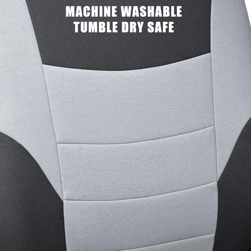 Champlus Car Seat Covers, Breathable and Durable Mesh 2 Front Bucket Seat Covers, Universal Fit Automotive Sedan Cars, SUVs, Trucks, Mini Vans, Airbag Compatible, Easy to Install