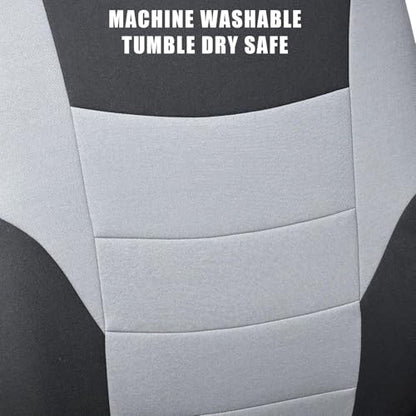 Champlus Car Seat Covers, Breathable and Durable Mesh 2 Front Bucket Seat Covers, Universal Fit Automotive Sedan Cars, SUVs, Trucks, Mini Vans, Airbag Compatible, Easy to Install