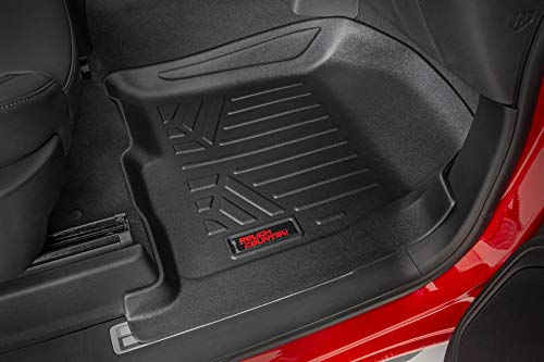 Rough Country Rear Cargo Mat for Jeep Wrangler JL Unlimited (2018-2025) - Custom Fit, Heavy-Duty, All-Weather Protection